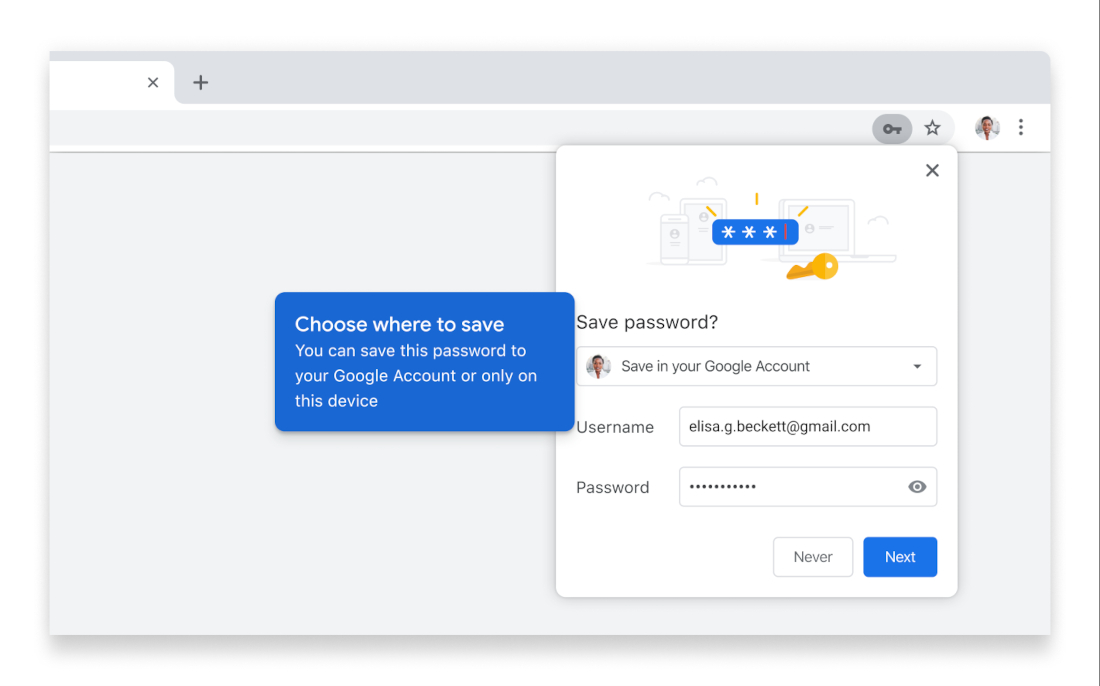 google saved passwords chrome