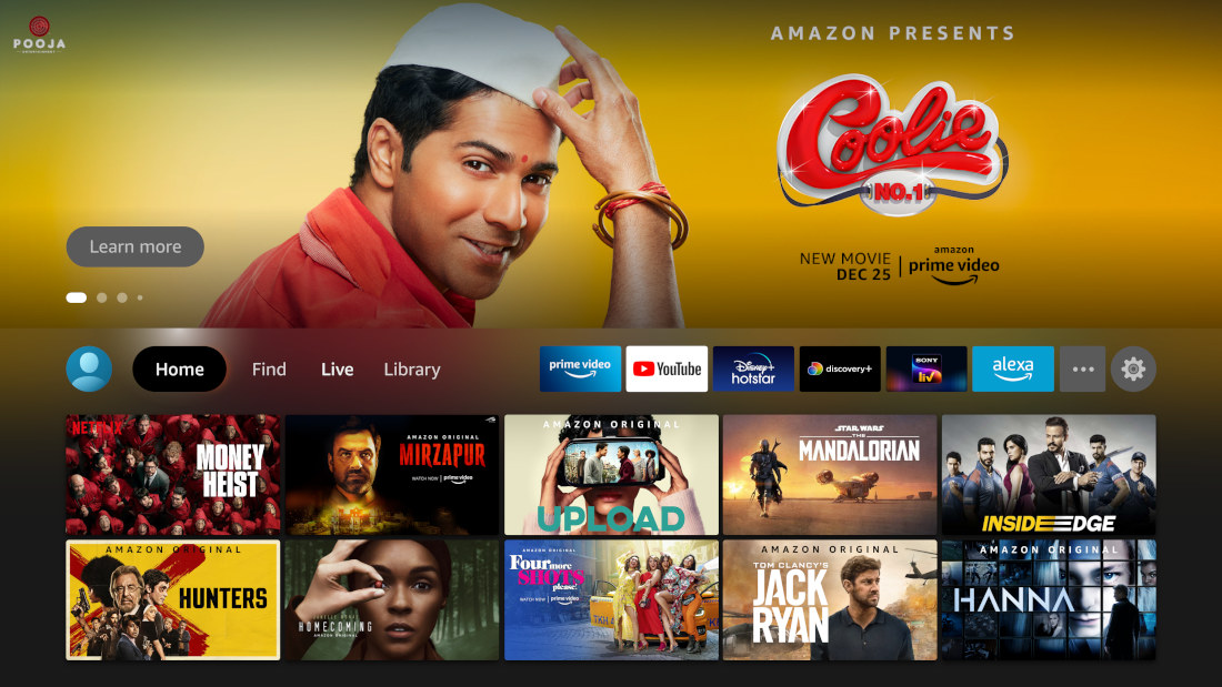 Amazon Fire TV update brings User profiles faster UI Find