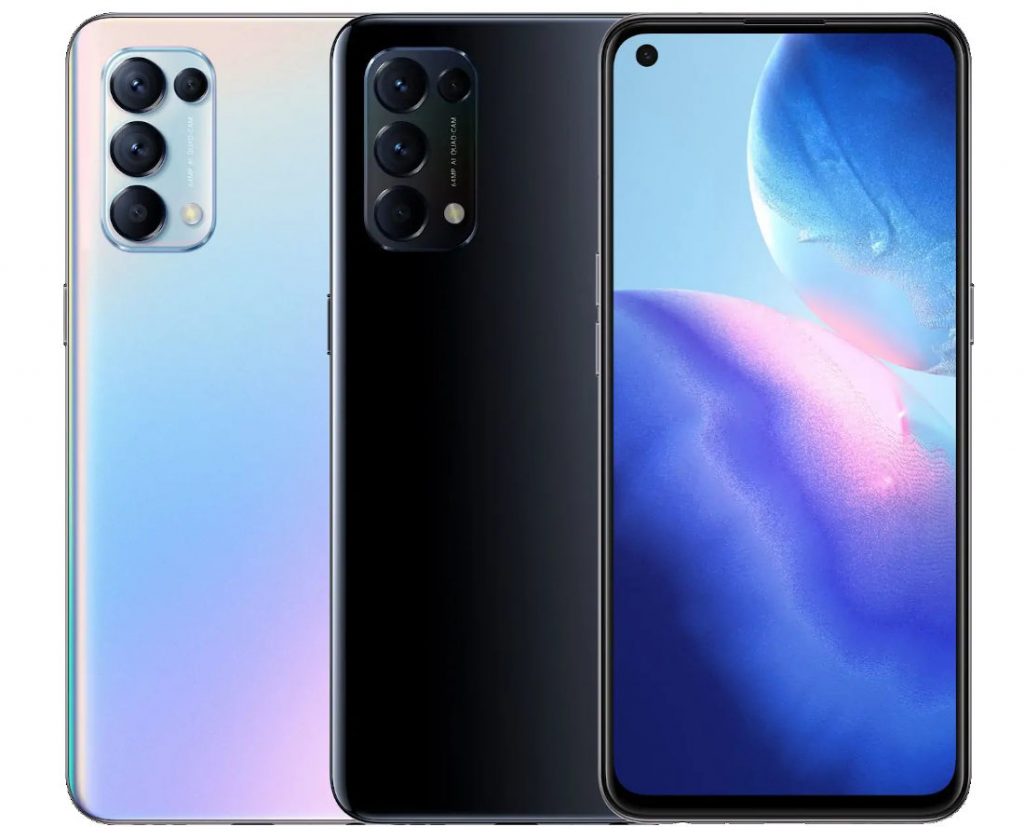 OPPO Reno5 with 6.4-inch FHD+ 90Hz AMOLED display, Android 11, 64MP quad rear cameras, 44MP front camera announced