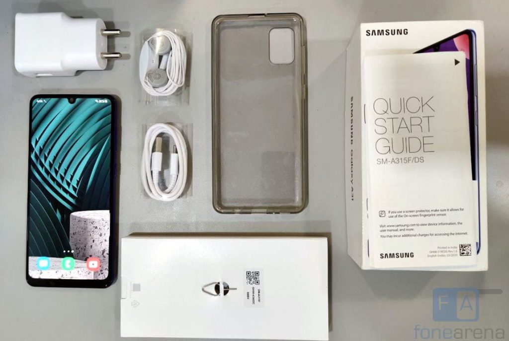 samsung a31 unboxing