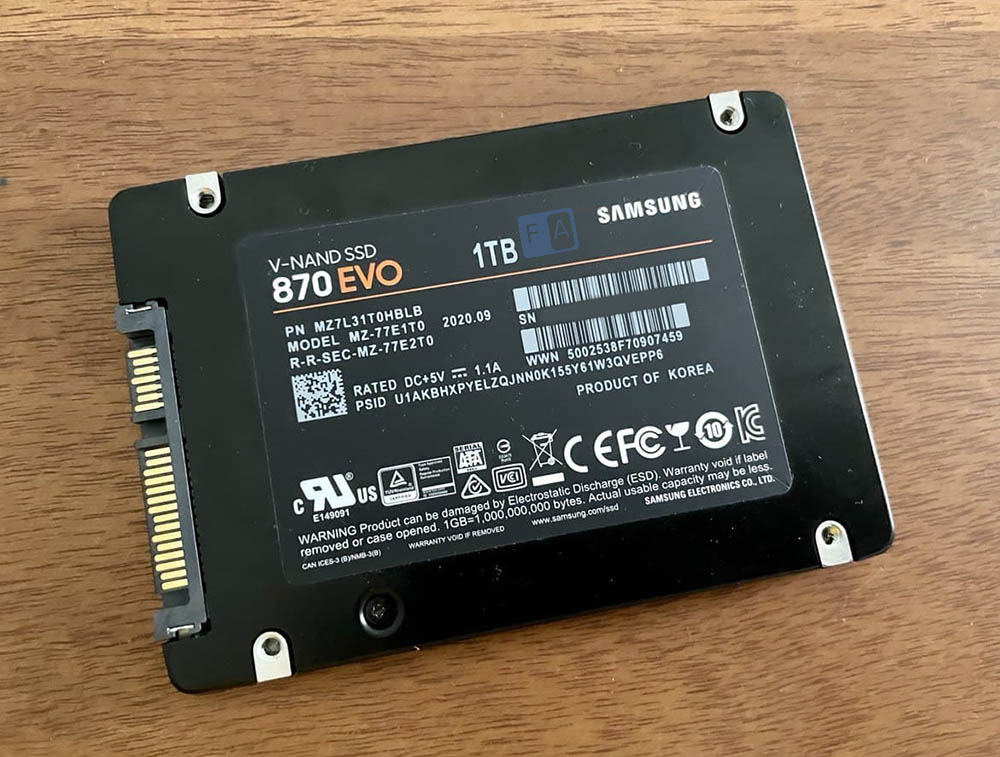 SAMSUNG 870 EVO SATA 2,5'' SSD 2 To - Mustang Gaming