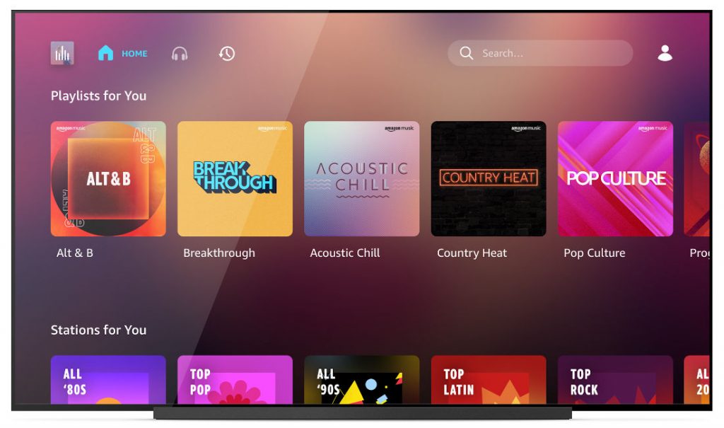 Amazon Music is now available on all Android TVs