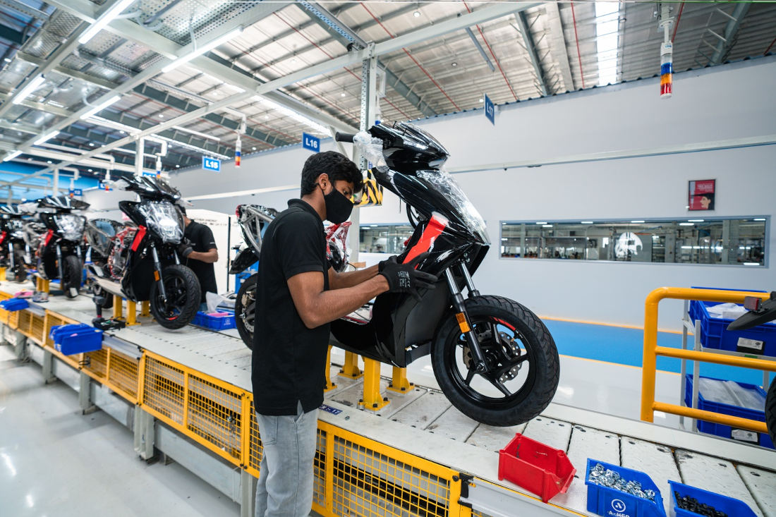 Ather Energy begins production at 123,000 sqft. EV manufacturing