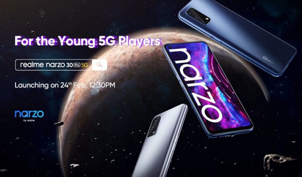 Realme Narzo 30 Pro 5g With Dimensity 800u Narzo 30a And Realme Buds Air 2 With Anc Launching 6280