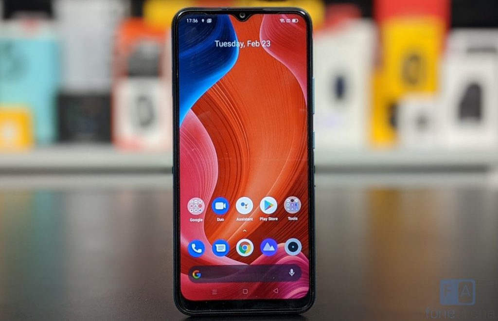 realme 30a display