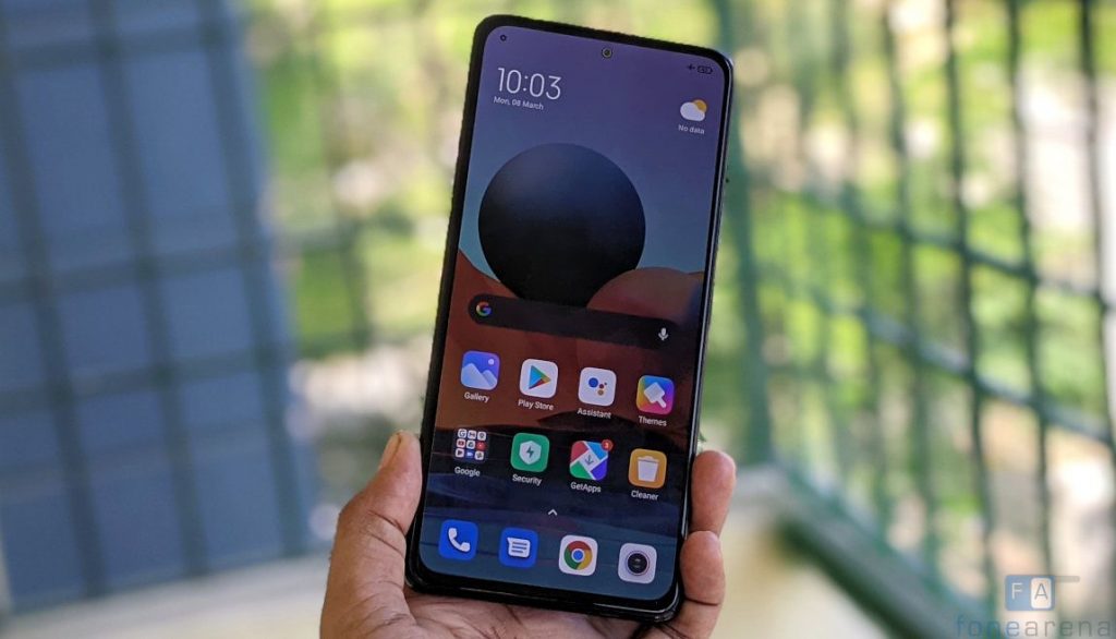 note 10 pro max display