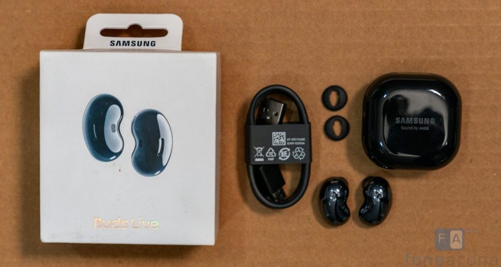 Samsung Galaxy Buds Live Bluetooth Earbuds, True Wireless with Charging  Case, Mystic Black