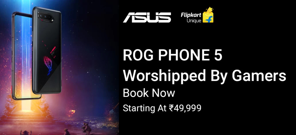 ASUS ROG Phone 5 Pre-orders in India via Flipkart starting