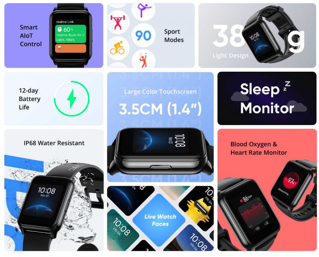 Realme Watch 2 Pro - Specs, Price, Reviews, and Best Deals