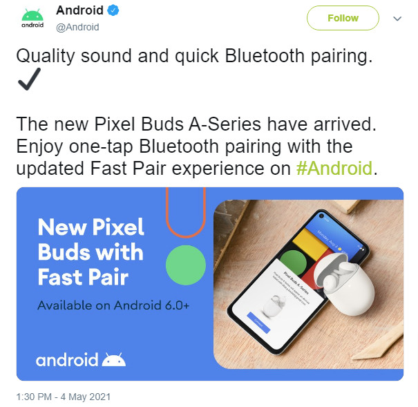 Pixel Buds A-Series leak gives new look at blue color - Android