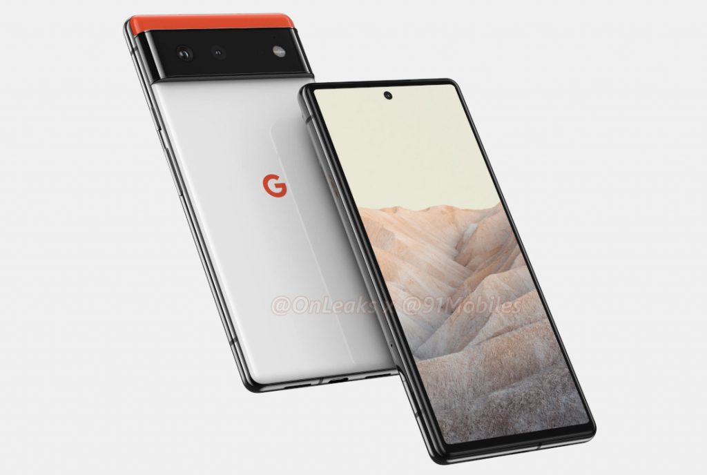 Google Pixel 6 with 6.4-inch AMOLED display, dual rear cameras surface in more renders