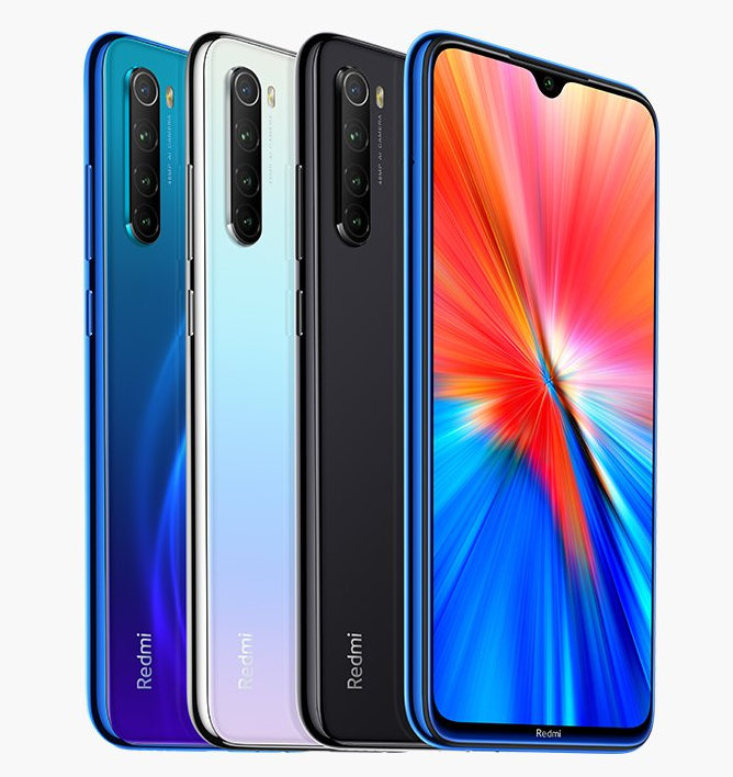 Xiaomi Redmi Note 8 (Neptune Blue, 4GB RAM, 64GB Storage) at Rs