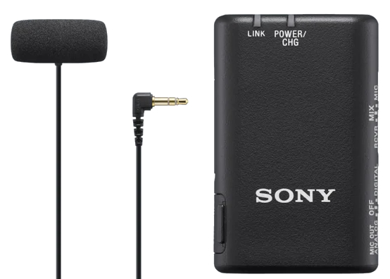 Sony ECM-W2BT Wireless Microphone and ECM-LV1 Compact Stereo Lavalier  Microphone Announced