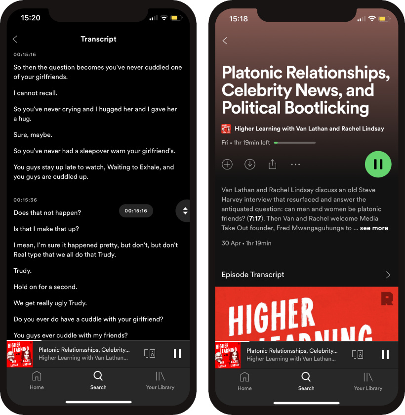 Spotify Rolls Out AI-Generated Podcast Transcripts