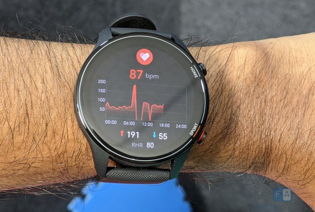 Mi watch deals heart rate