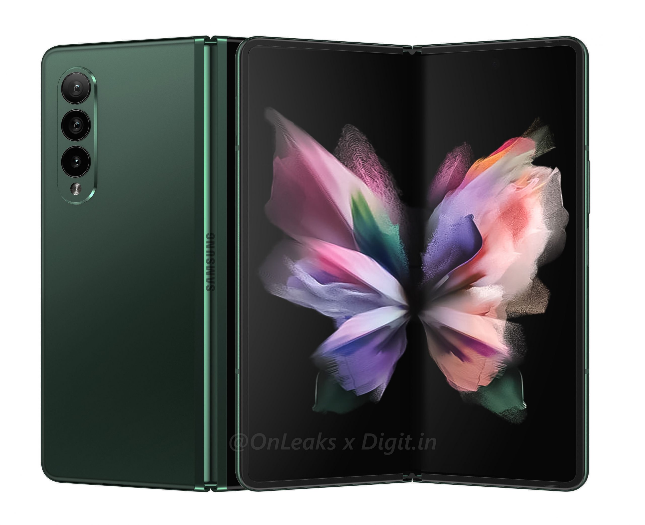 Samsung Galaxy Z Fold3 with in-display camera, S-Pen support surface in  renders