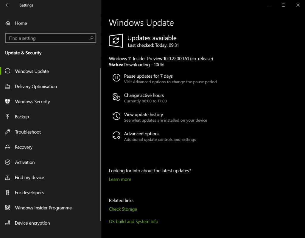 windows 11 developer preview iso download