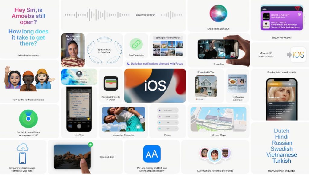 iOS 15 con Facetime Spatial Audio, SharePlay y más en WWDC 2021
