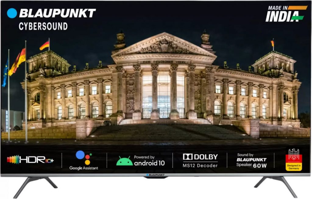 Blaupunkt Cybersound 32″ HD, 42″ FHD, 43″ and 55″ 4K UHD TVs with up to 60W speakers launched in India