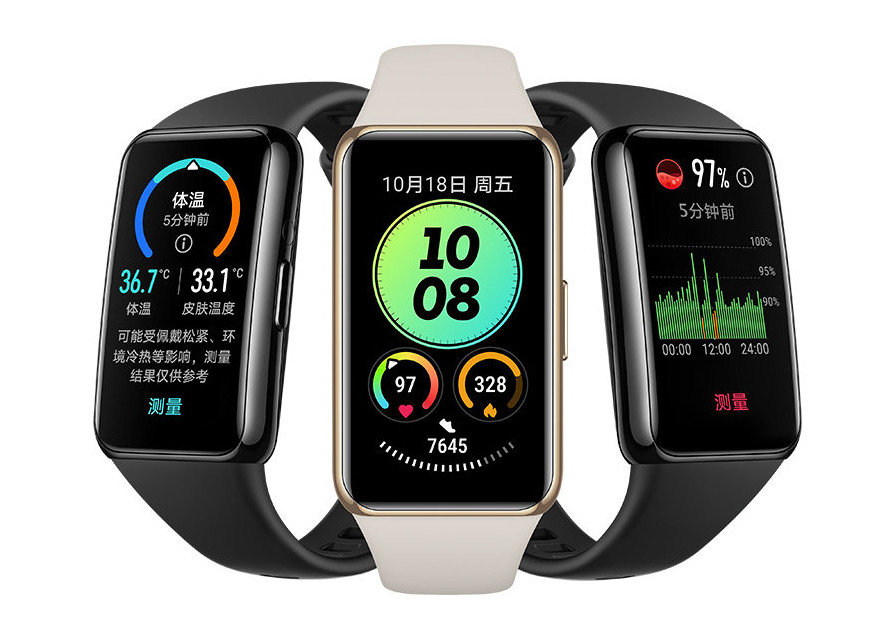 Body Temperature Measurement featured Huawei Band 6 Pro launched