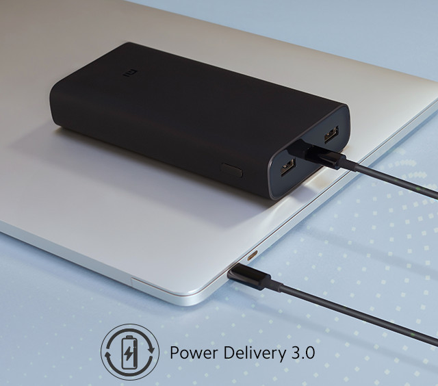 Xiaomi Mi Power Bank 20 000MHA. 50W. Carga Laptop+ Smartband redmi 2+ –  Tecniquero