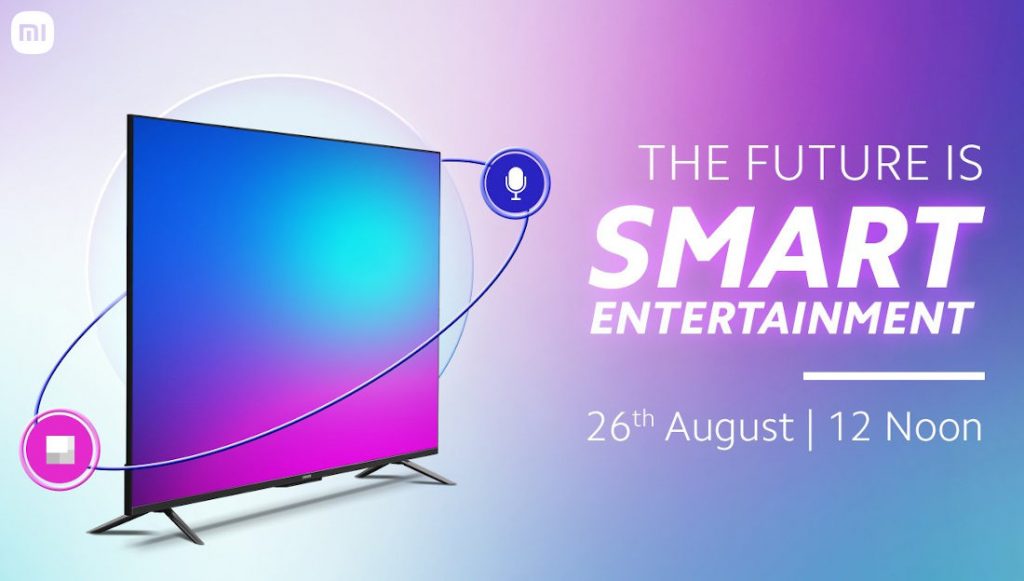 Mi TV 5X series with bezel-less design, metal frame, built-in microphones for Google Assistant launching in India on August 26