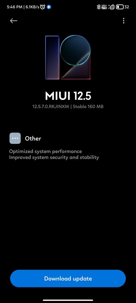 POCO F3 GT MIUI 12.5.7.0
