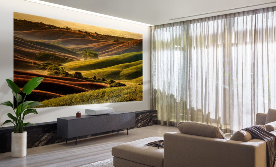 Samsung Launches 4K Ultra Short Throw Laser Projector: The