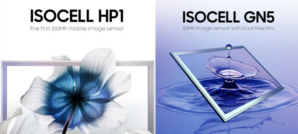 Samsung Introduces Worlds First 200mp Isocell Hp1 Sensor New 50mp Isocell Gn5 Sensor With Dual 1737