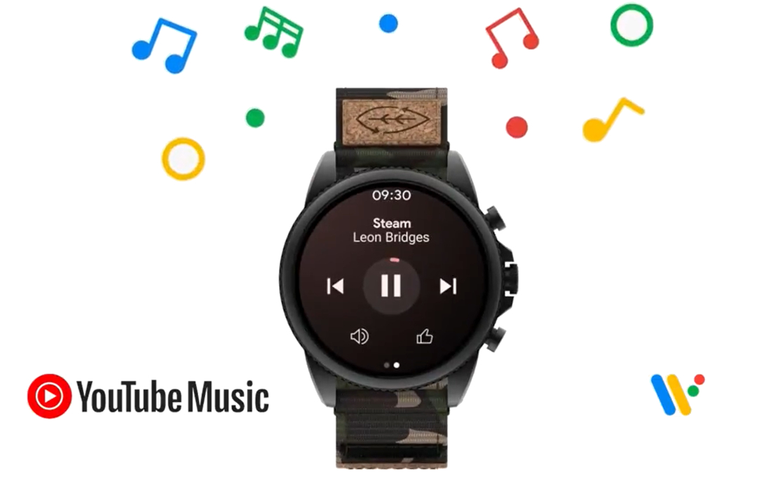 Youtube music on online smartwatch