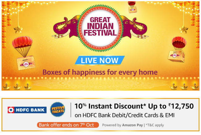 Amazon Great Indian Festival 2021 Sale