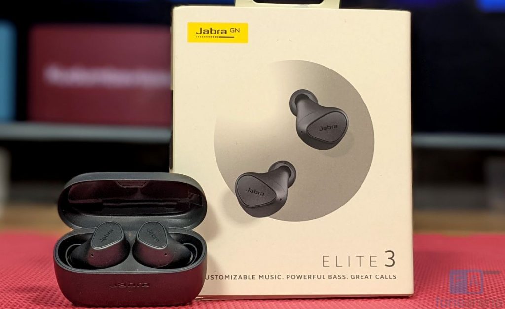Jabra Elite 3 True Wireless Earbuds, Noise Cancelling, Dark Grey 
