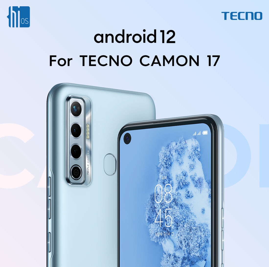 android 12 for tecno camon 17