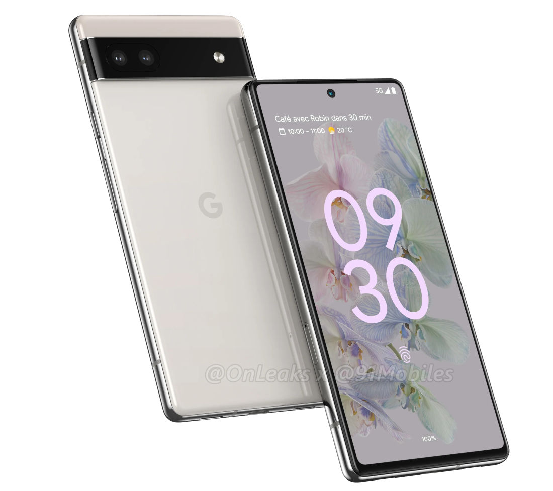 Google Pixel 6a with 6.2-inch OLED display, Google Tensor