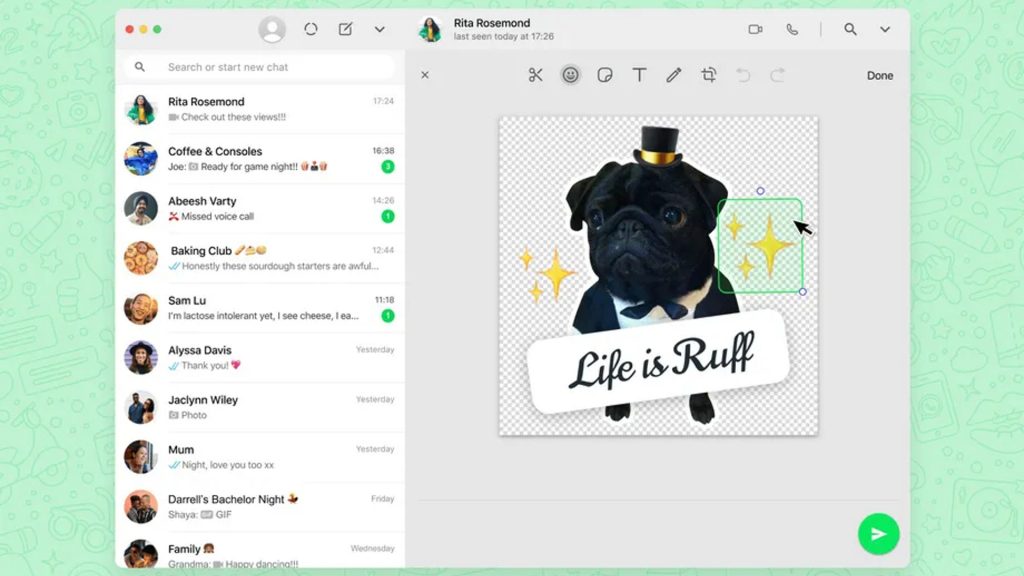 Whatsapp brings custom sticker maker for web app; may extend time limit to delete messages