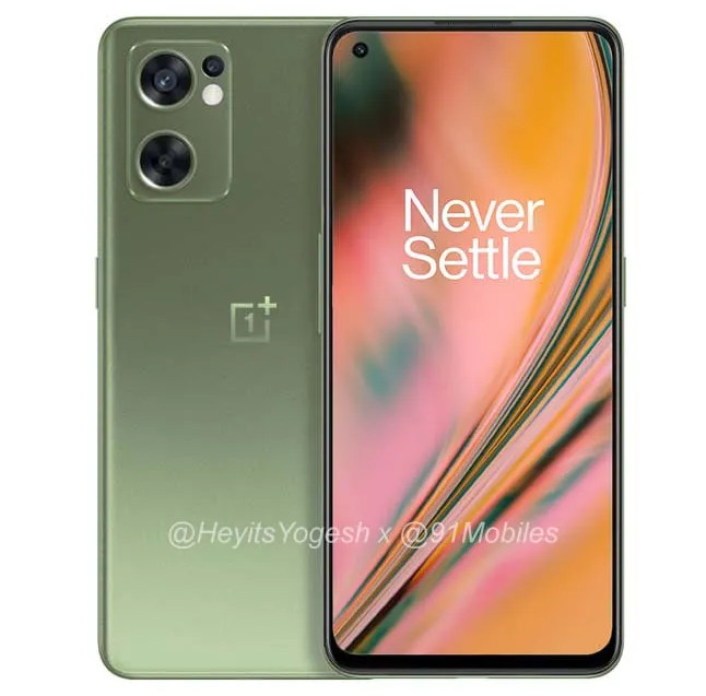 oneplus nord ce 5g inches