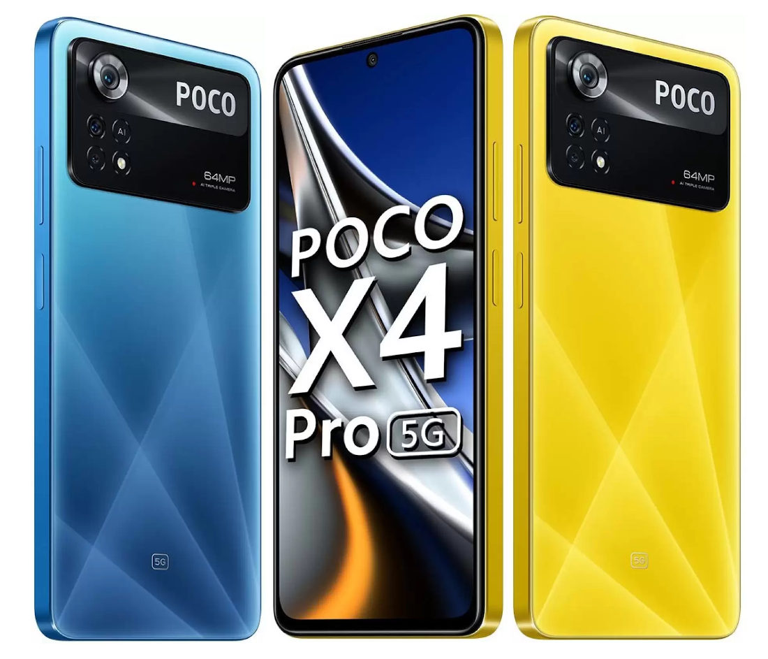 Xiaomi Poco X4 Pro 5G 128GB/6GB RAM 6.67 AMOLED Display 5000 mAh Battery  Global Version Laser Blue (New) 