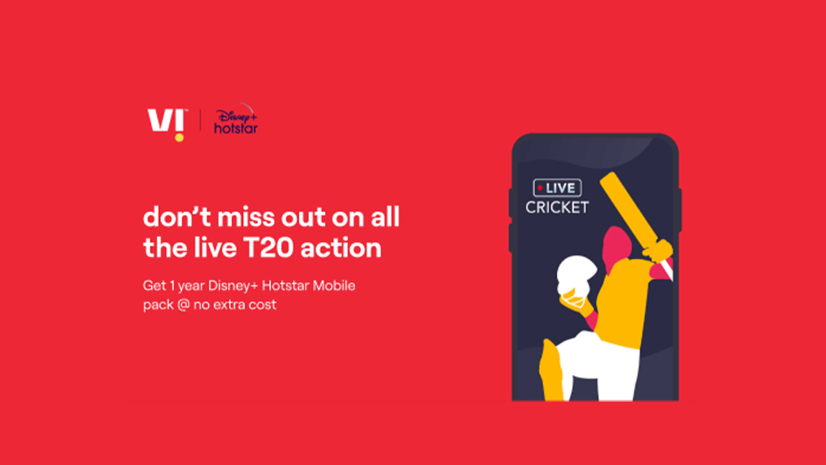 Serviceable Harmful admiration Vi launches new prepaid plans with 1 year Disney+ Hotstar Mobile  subscription, bundled data