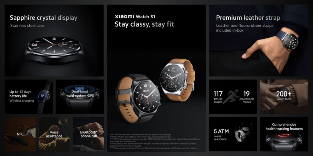 Xiaomi Watch S1 Active, 1.43 AMOLED Display, 117 Fitness Modes