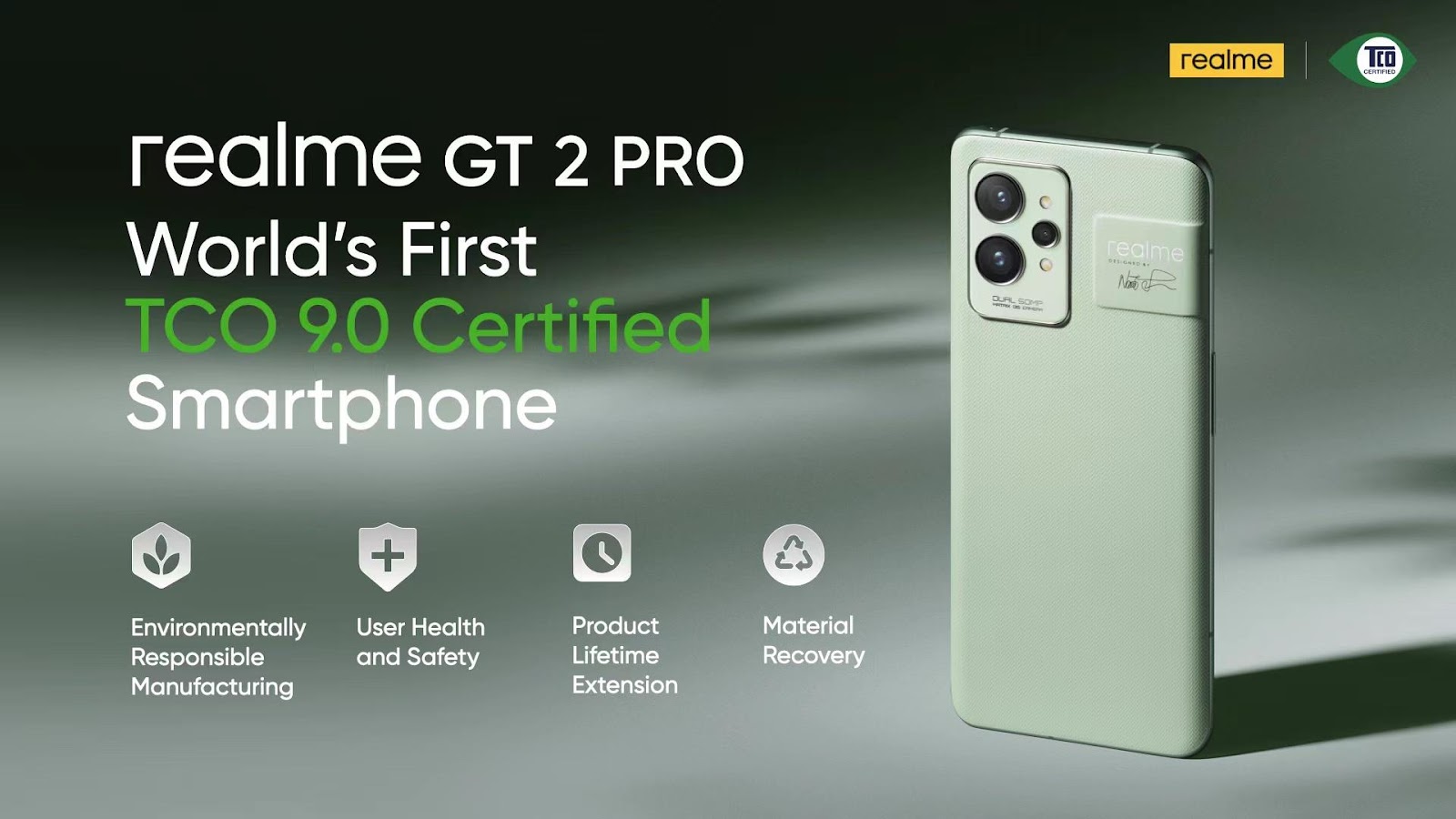 realme GT 2 Pro TCO 9 certificate