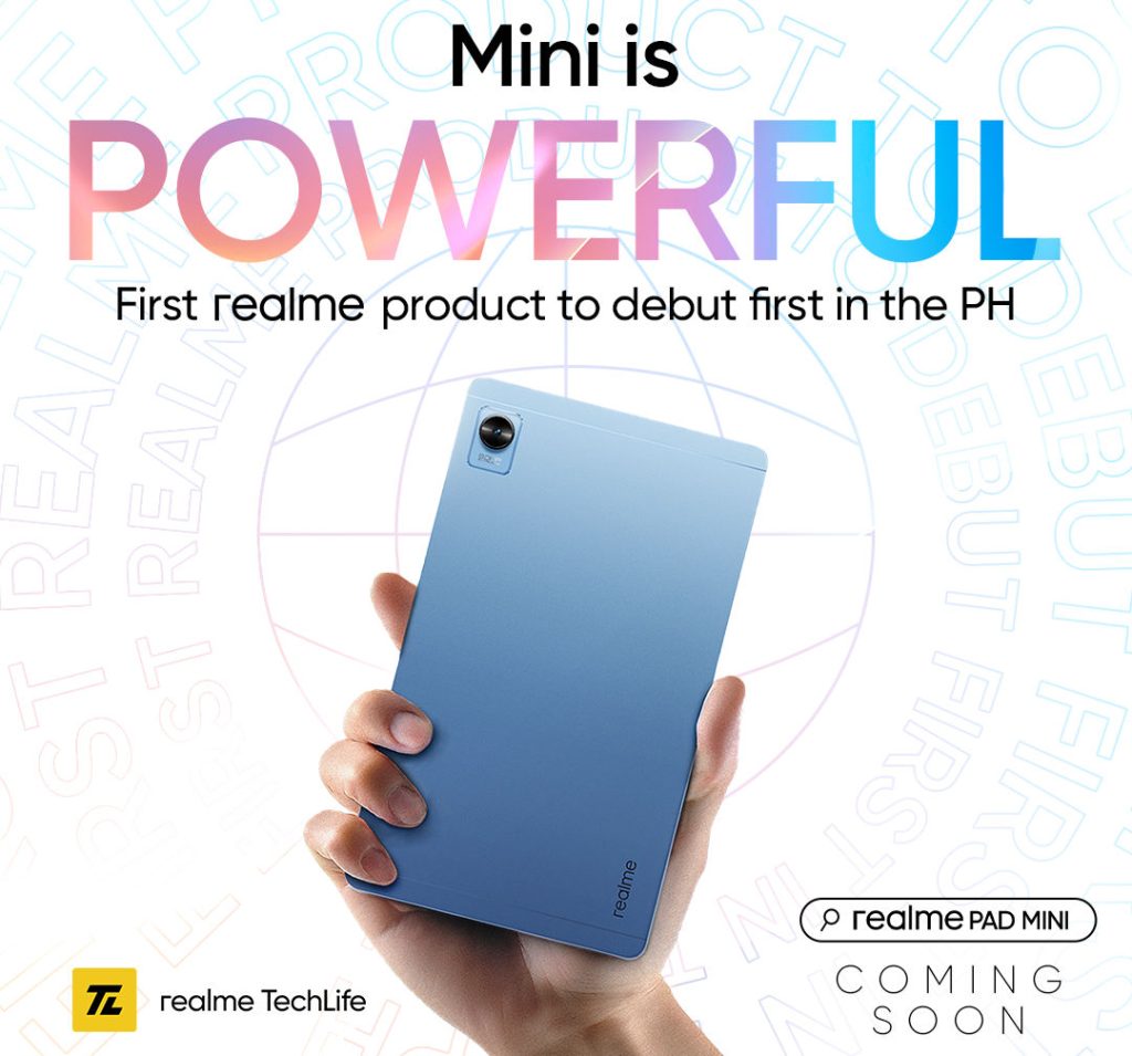 8.7寸屏、6400mAh 電量、7.6mm 薄機身：realme Pad Mini 官方宣傳圖與主要規格曝光！ 1