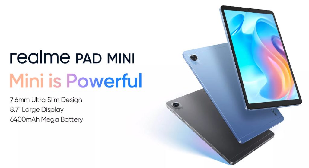 8.7寸屏、6400mAh 電量、7.6mm 薄機身：realme Pad Mini 官方宣傳圖與主要規格曝光！ 3