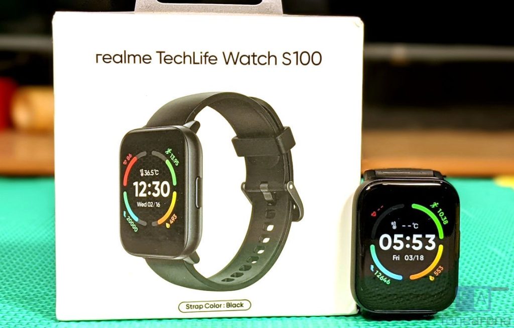 realme TechLife Watch S100 Review Budget watch with body temperature monitoring