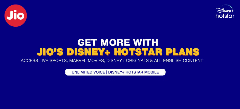 Jio launches new prepaid plans with 3 months Disney+ Hotstar Mobile subscription, bundled data starting at Rs. 151