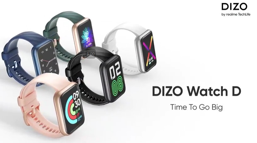DIZO Watch D with 1.8″ display, up to 14 days battery life launched at an introductory price of Rs. 1999