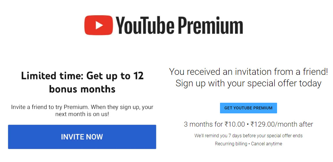 Free months of Premium Membership!