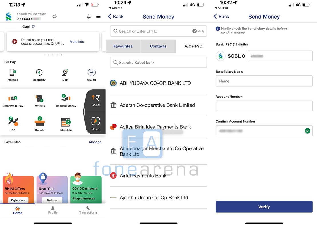 How To Verify Bank Account Number In India Using BHIM App