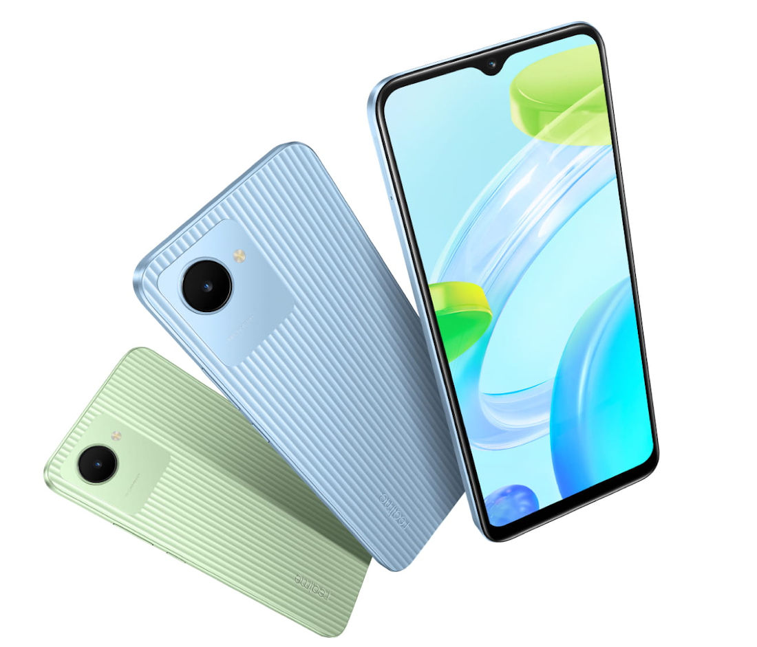 realme c30 stripe blue