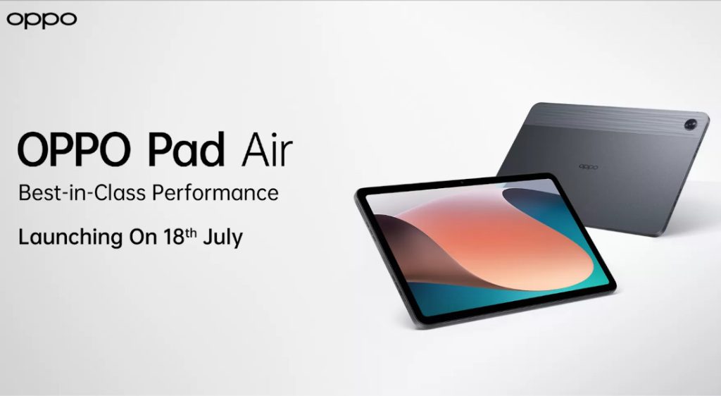 OPPO Pad Air and Enco X2 to launch alongside Reno8 series in India on July 18