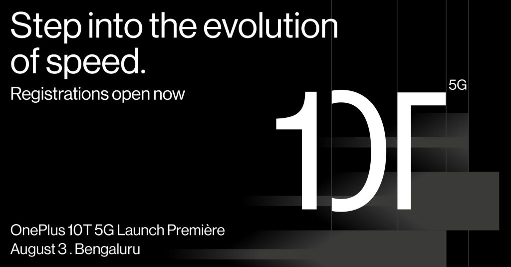 OnePlus 10T 5G India launch Première registrations open